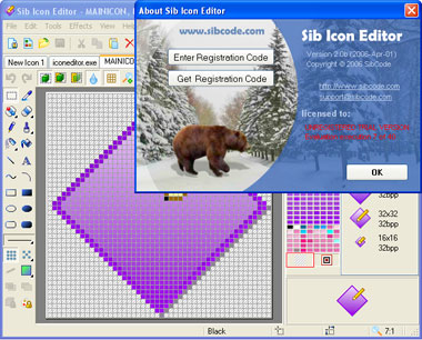 Sib Icon Editor is an advanced icon utility for Windows.